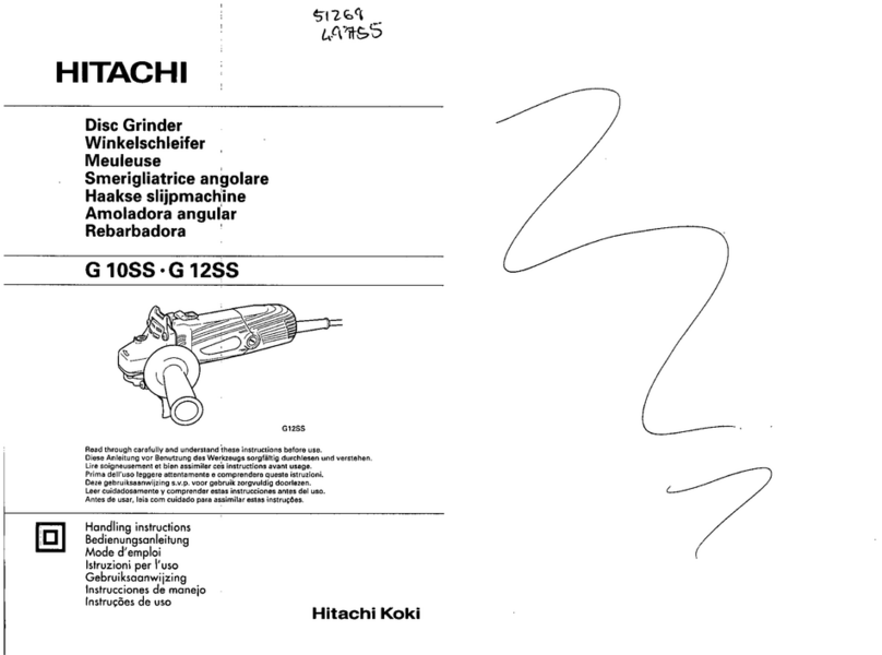 Hitachi G 10SS User manual
