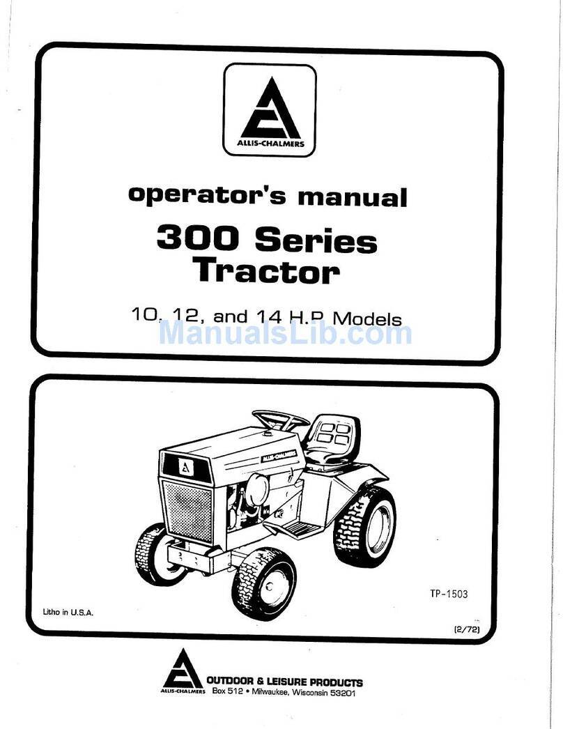Allis-Chalmers 10 hp Operator's manual