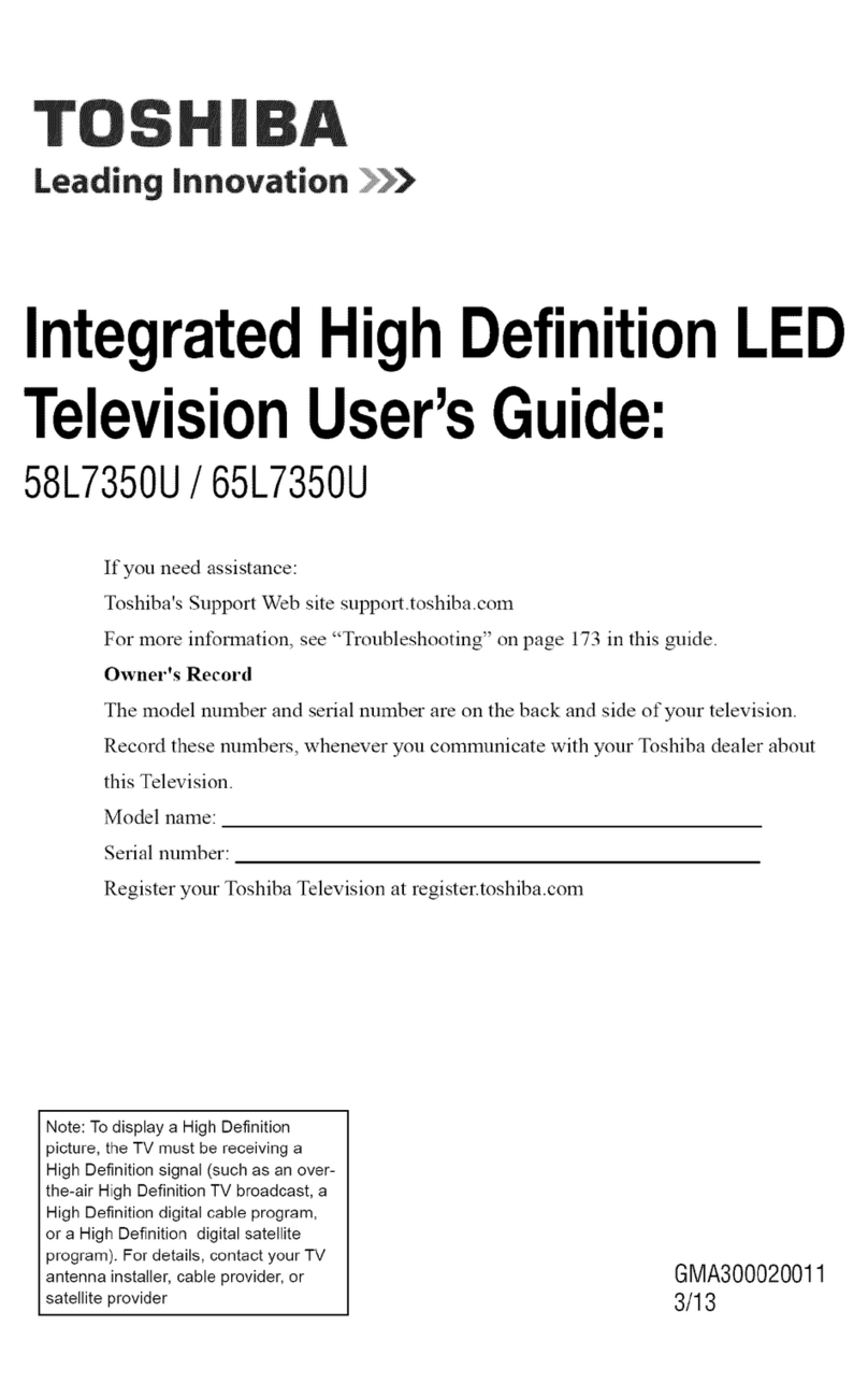 Toshiba 58L7350U User manual