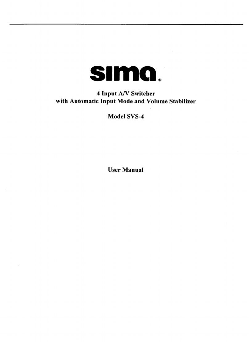 Sima svs-3 user manual