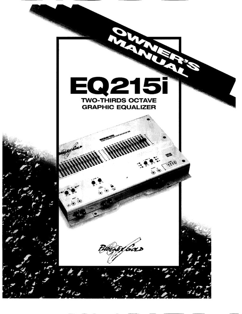 Phoenix Gold EQ215i owner's guide