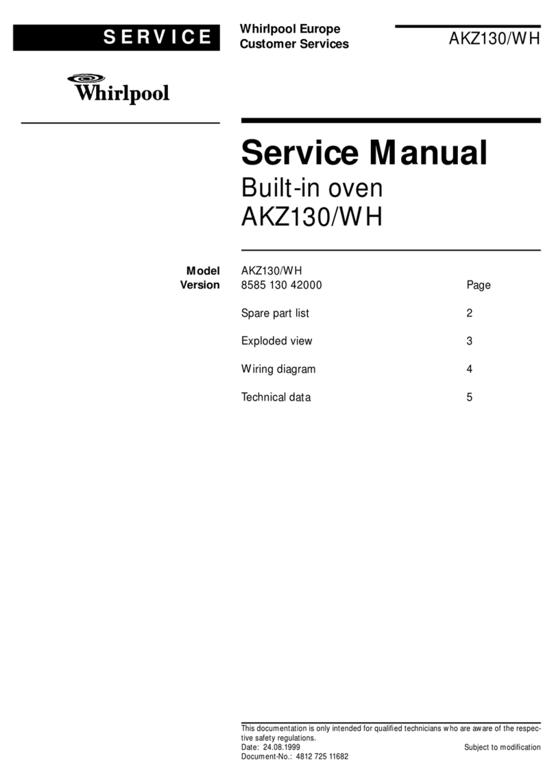 Whirlpool AKZ130/WH User manual