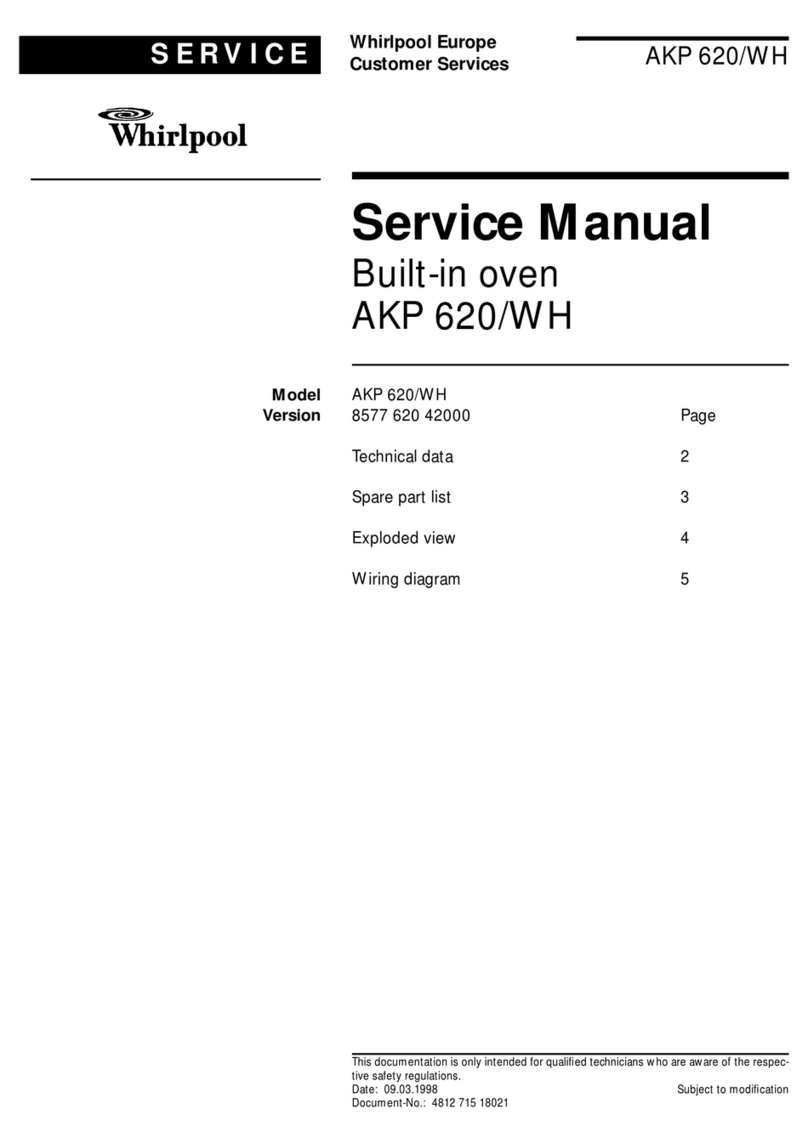 Whirlpool AKP 620/WH Service manual Whirlpool AKP 620/WH Service manual