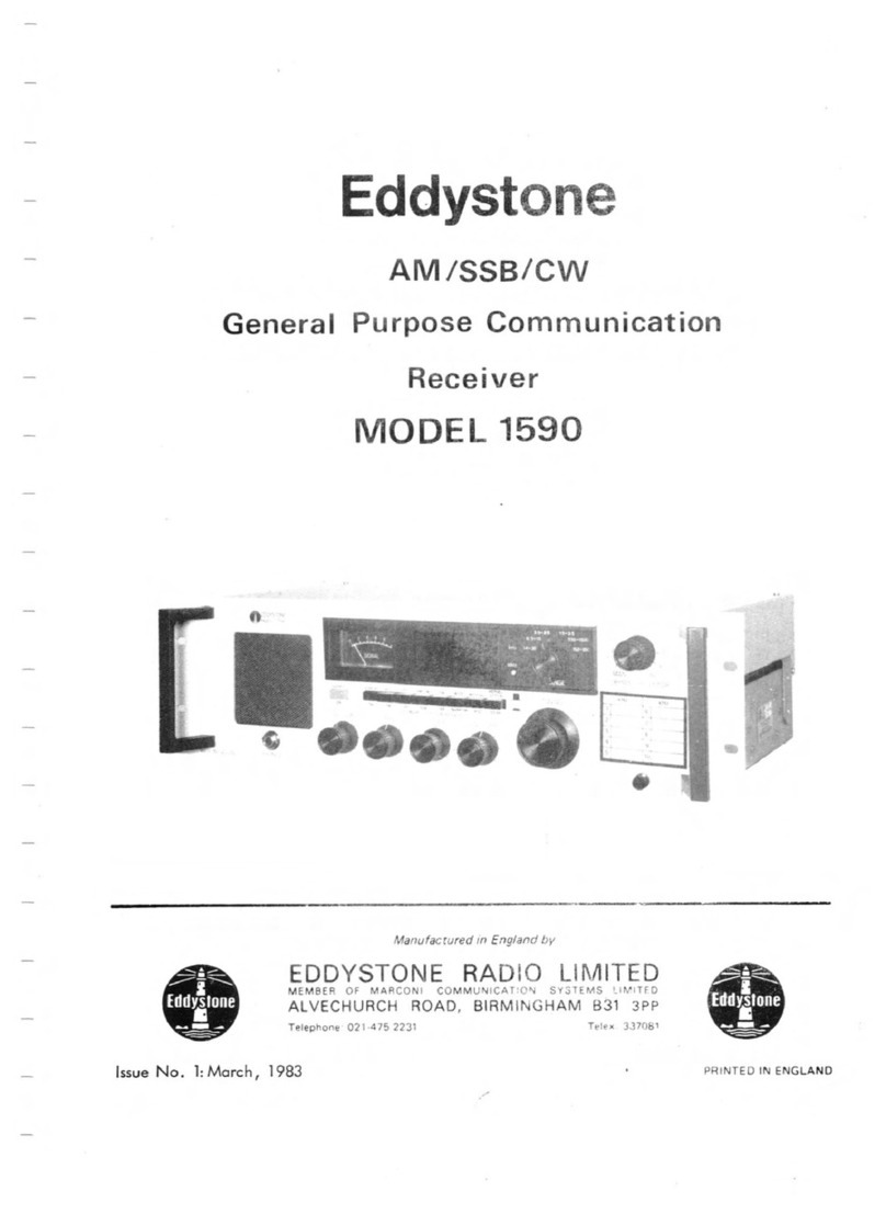 Eddystone 1590 User manual Eddystone 1590 User manual