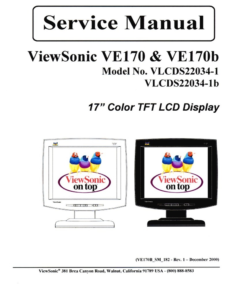 ViewSonic ViewPanel VE170 User manual