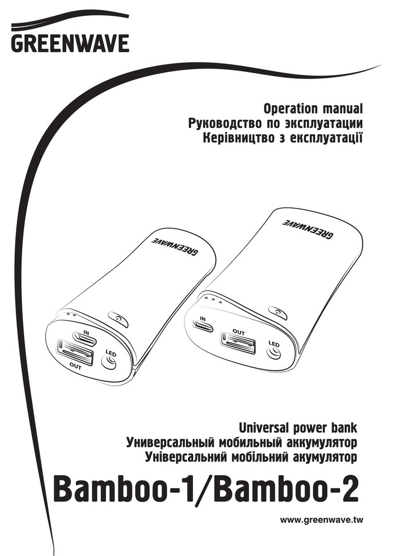 GreenWave Bamboo-1 Operation manual