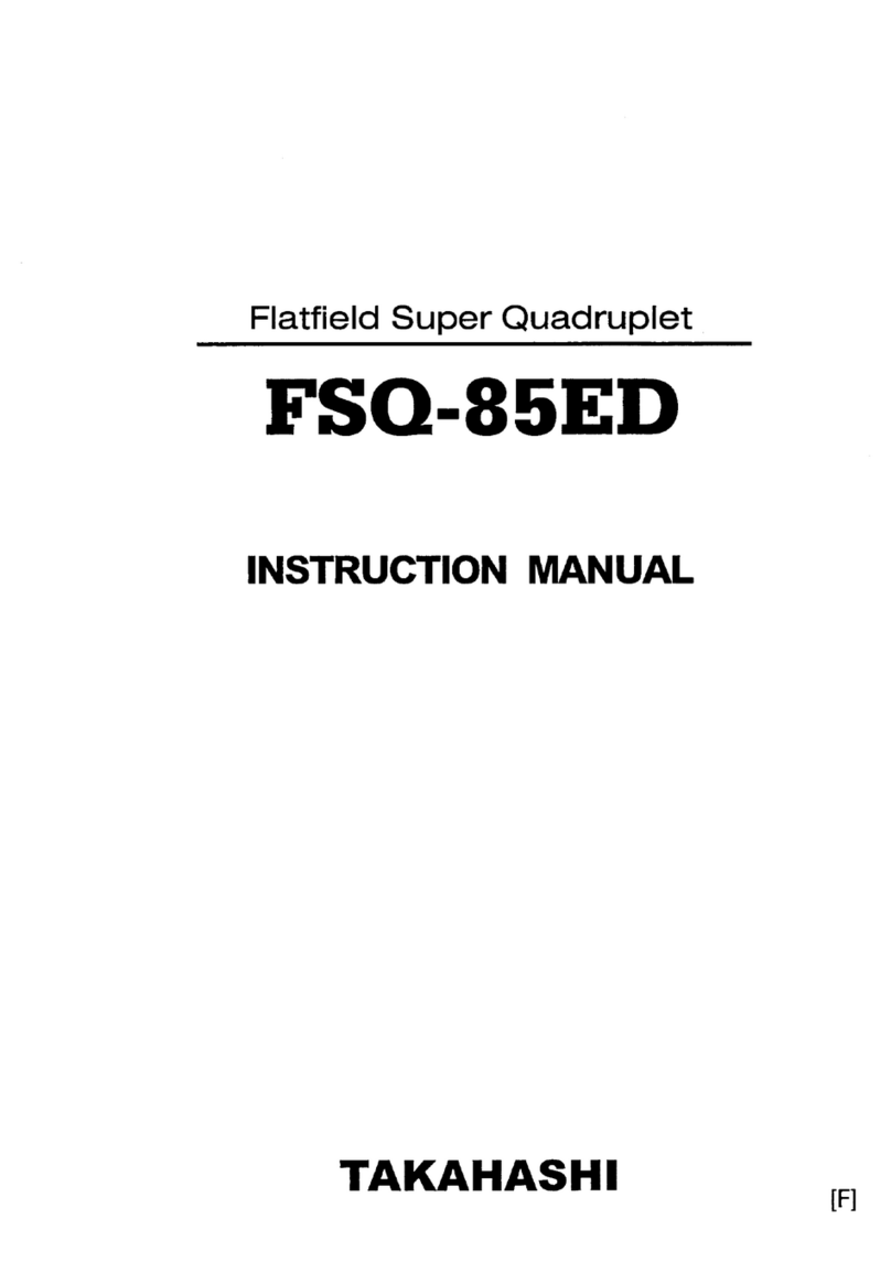 Takahashi FSQ-85ED User manual Takahashi FSQ-85ED User manual