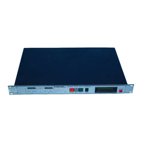 Klark Teknik dn735 Operating and service information