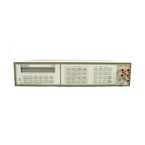 HP 3457A User manual