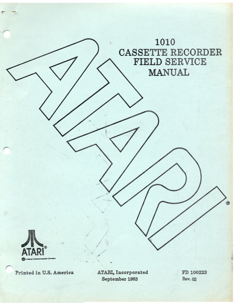 Atari 1010 Field service manual