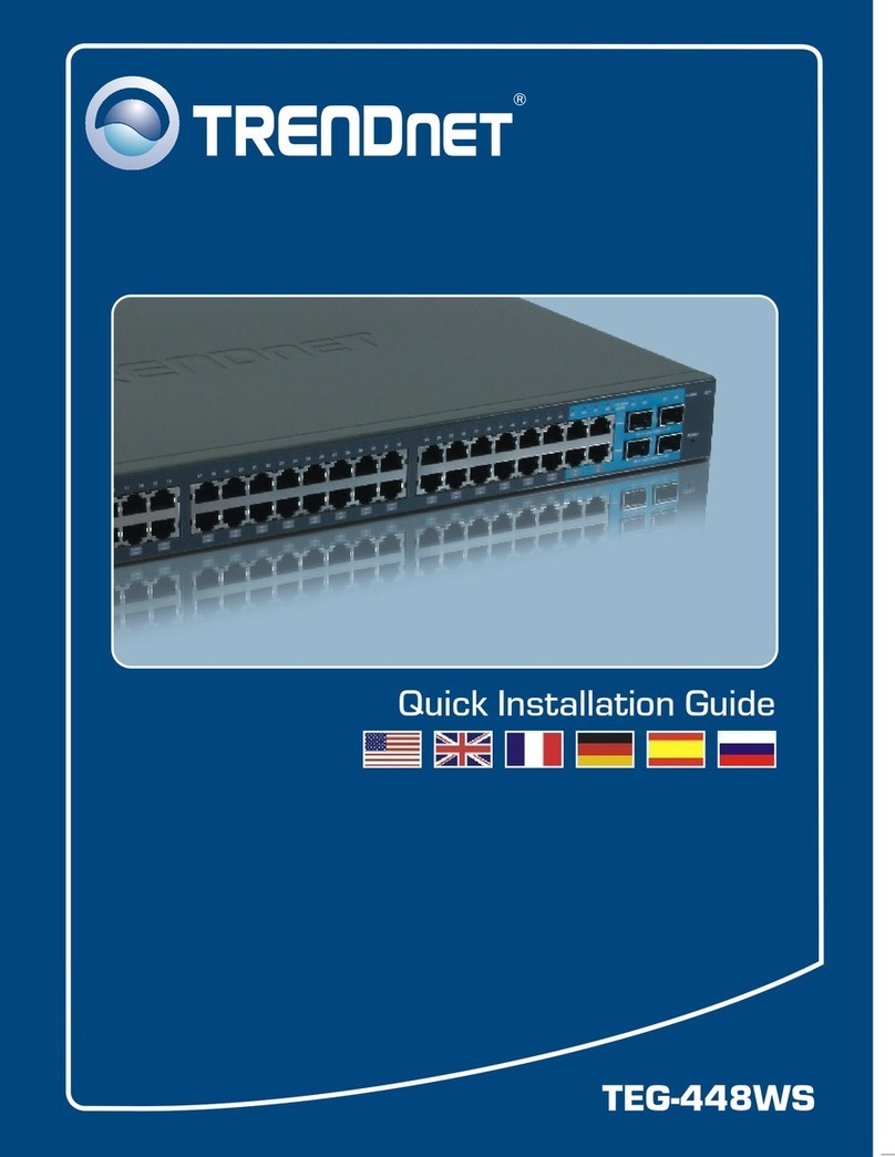 TRENDnet TEG-448WS - Switch Quick installation guide