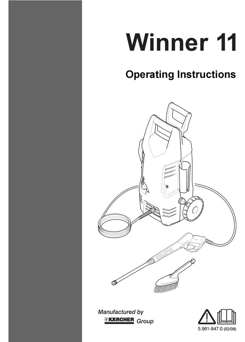 Kärcher Winner 11 operating instructions