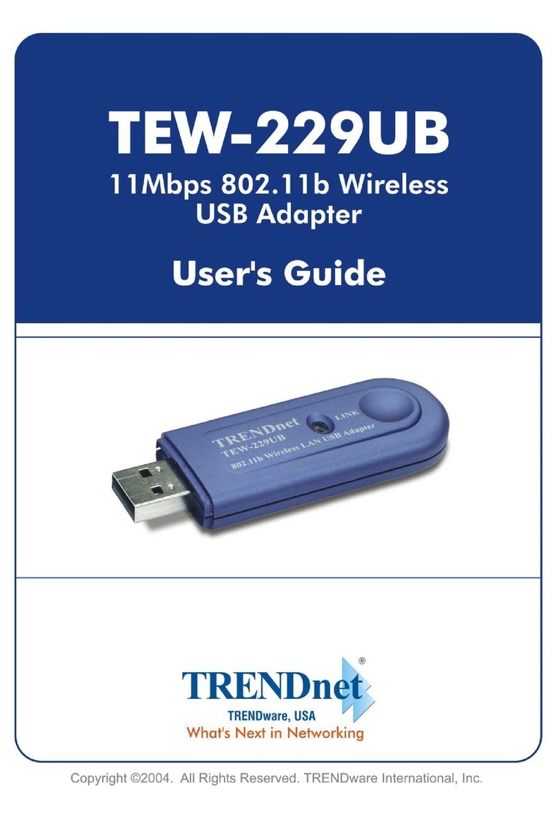 TRENDnet TEW-229UB User manual