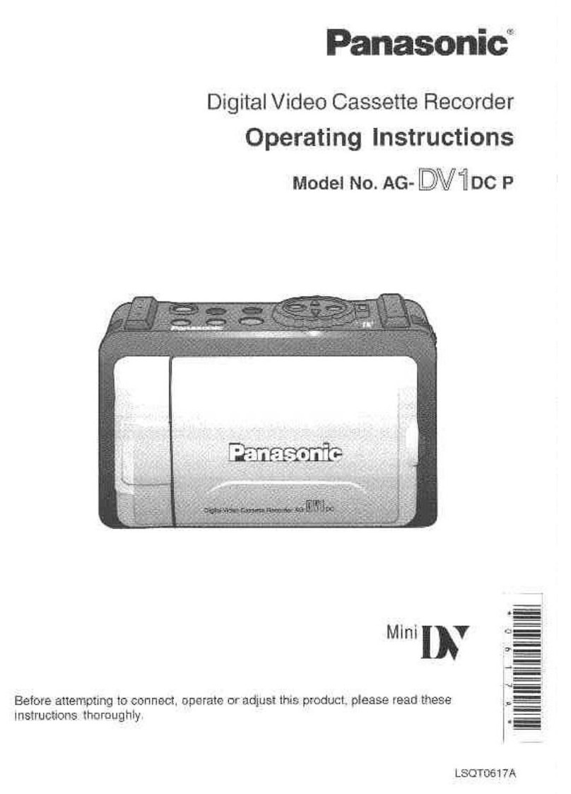 Panasonic AG-DV11DC P User manual