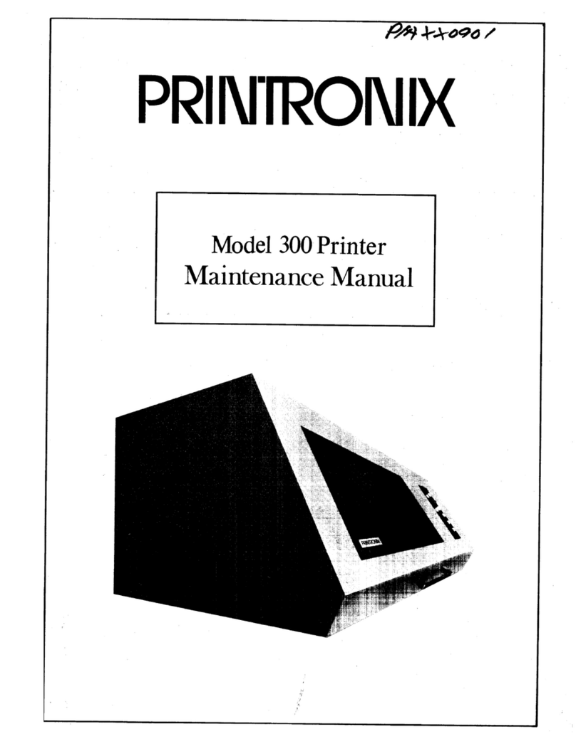 Printronix 300 User manual
