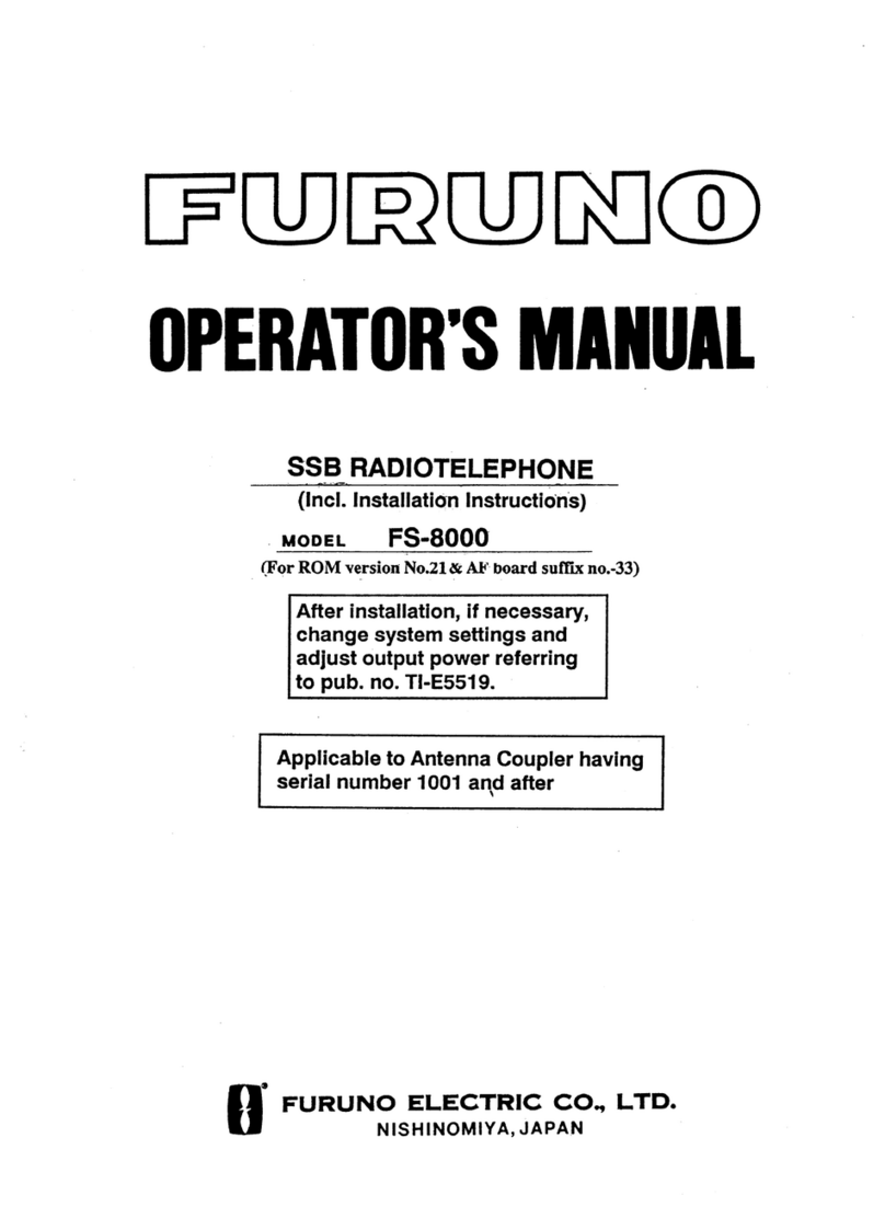Furuno FS-8000 Operator's manual