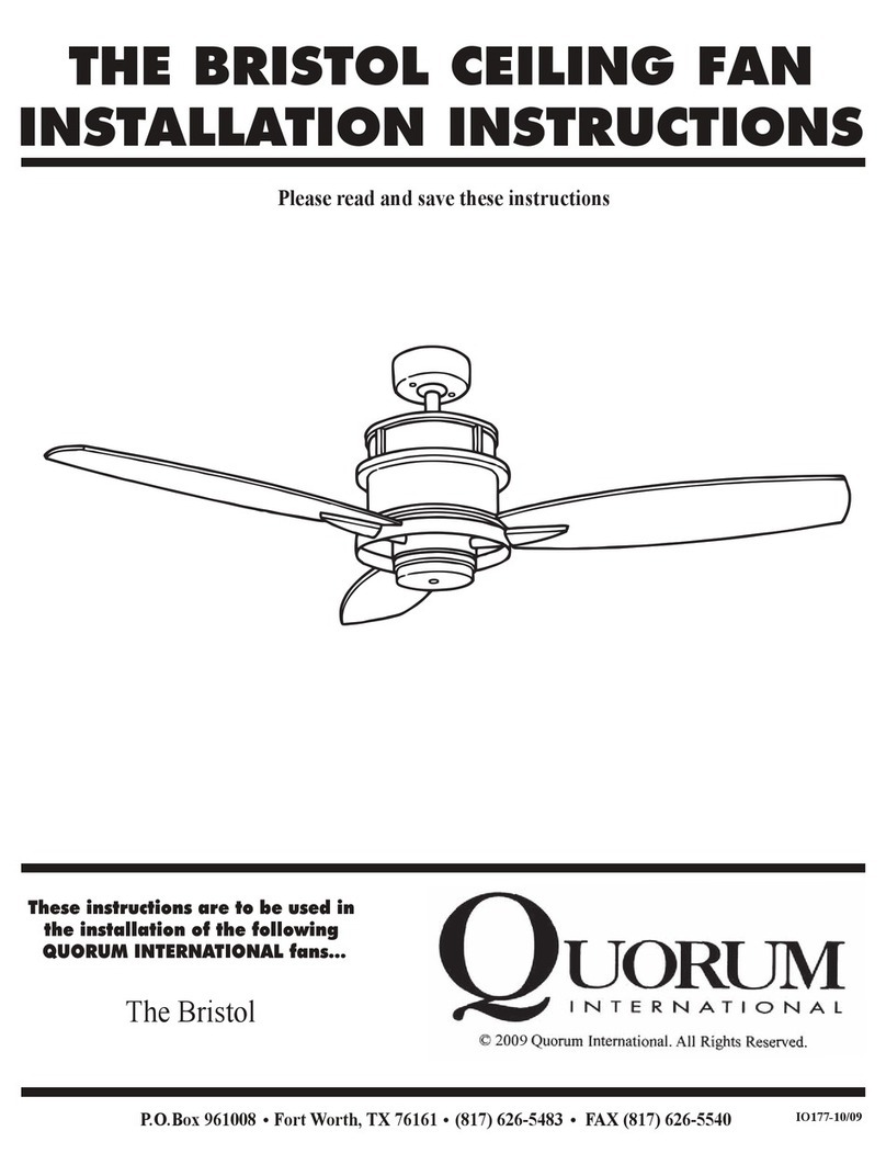 Quorum The Bristol installation instructions