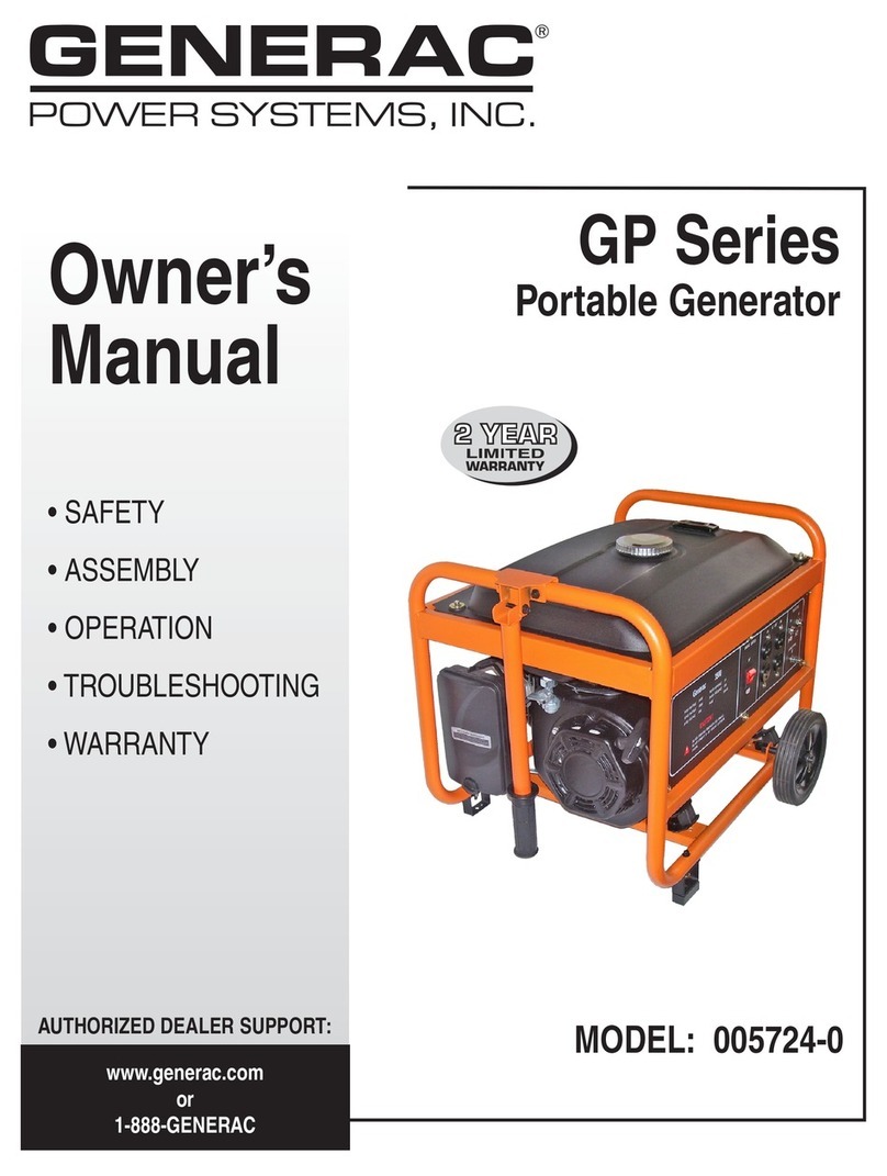 Generac Power Systems 005724-0 User manual