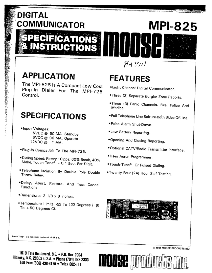 MOOSE MPI-825 instructions