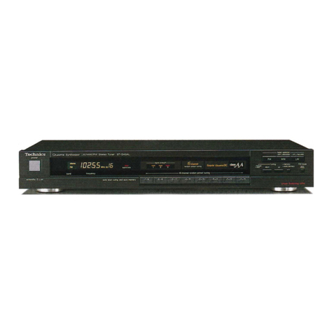 Technics Quartz ST-G45AL User manual