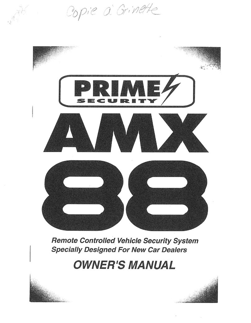 Prime Security AMX 88 owner's manual Prime Security AMX 88 owner's manual