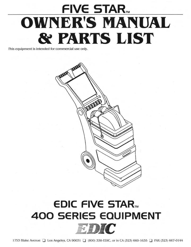 Edic Five Star 400 series User manual