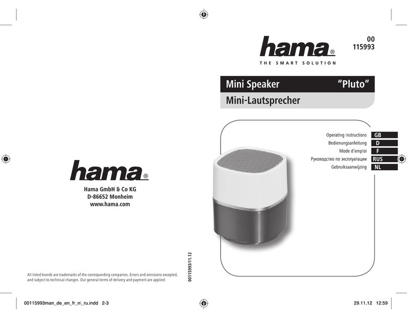 Hama Pluto User manual