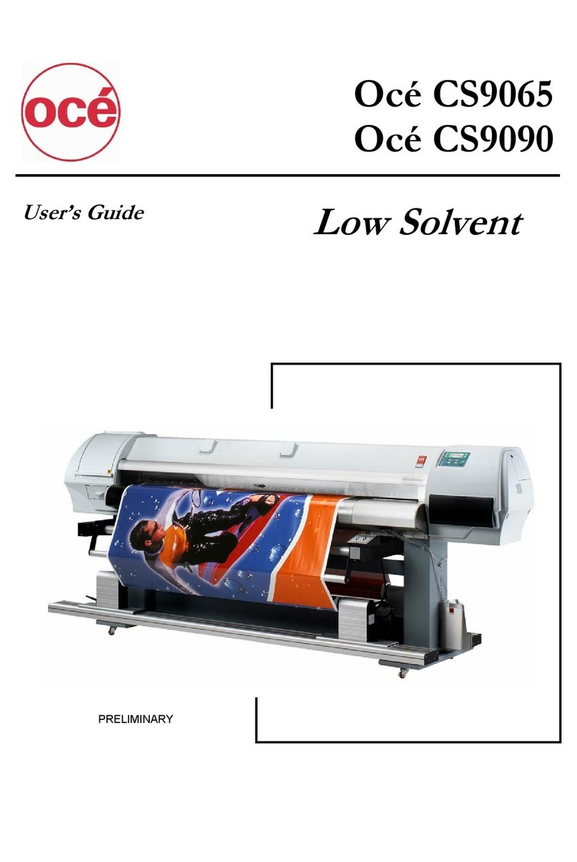Oce CS9090 User manual