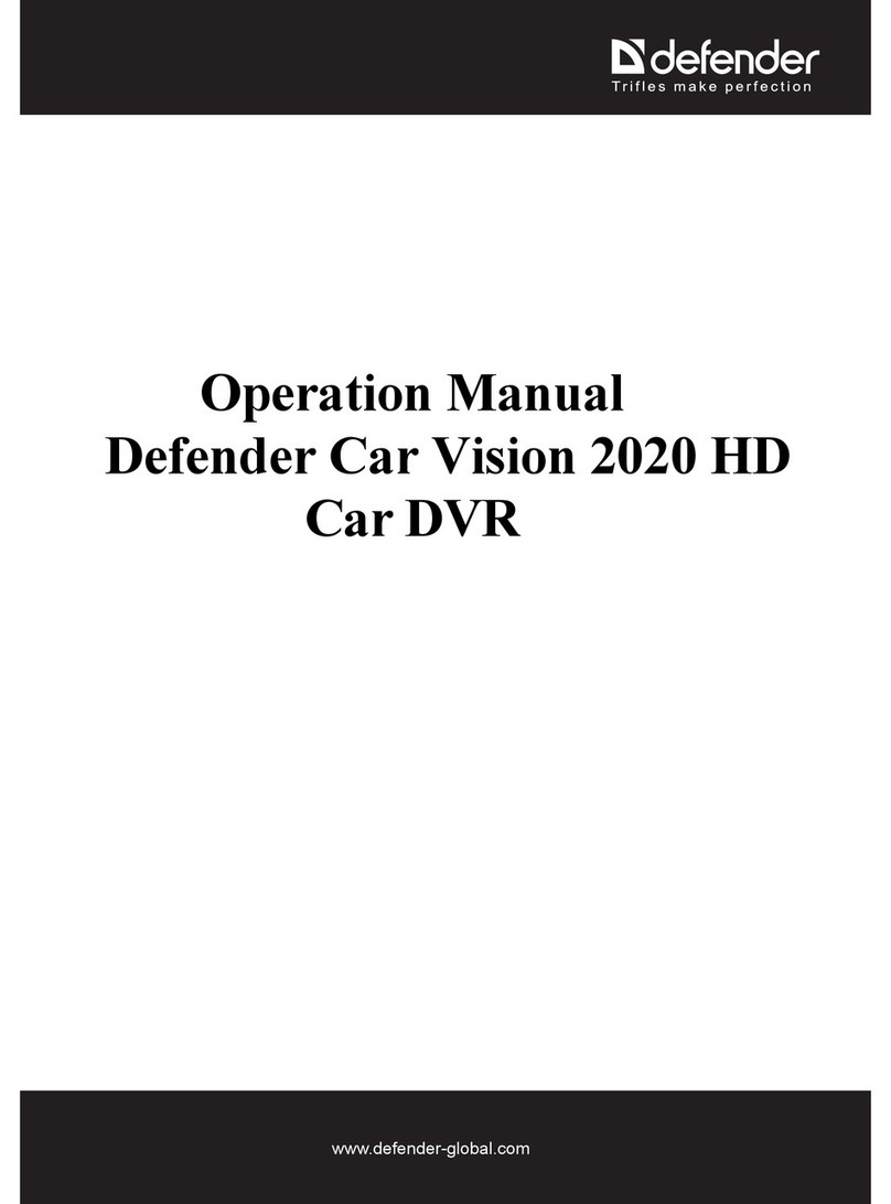 Defender Car Vision 2020 HD Operation manual