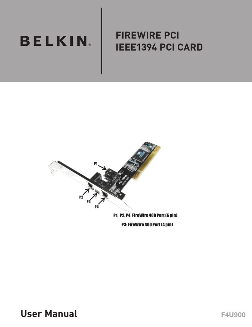 Belkin F4U900 user manual