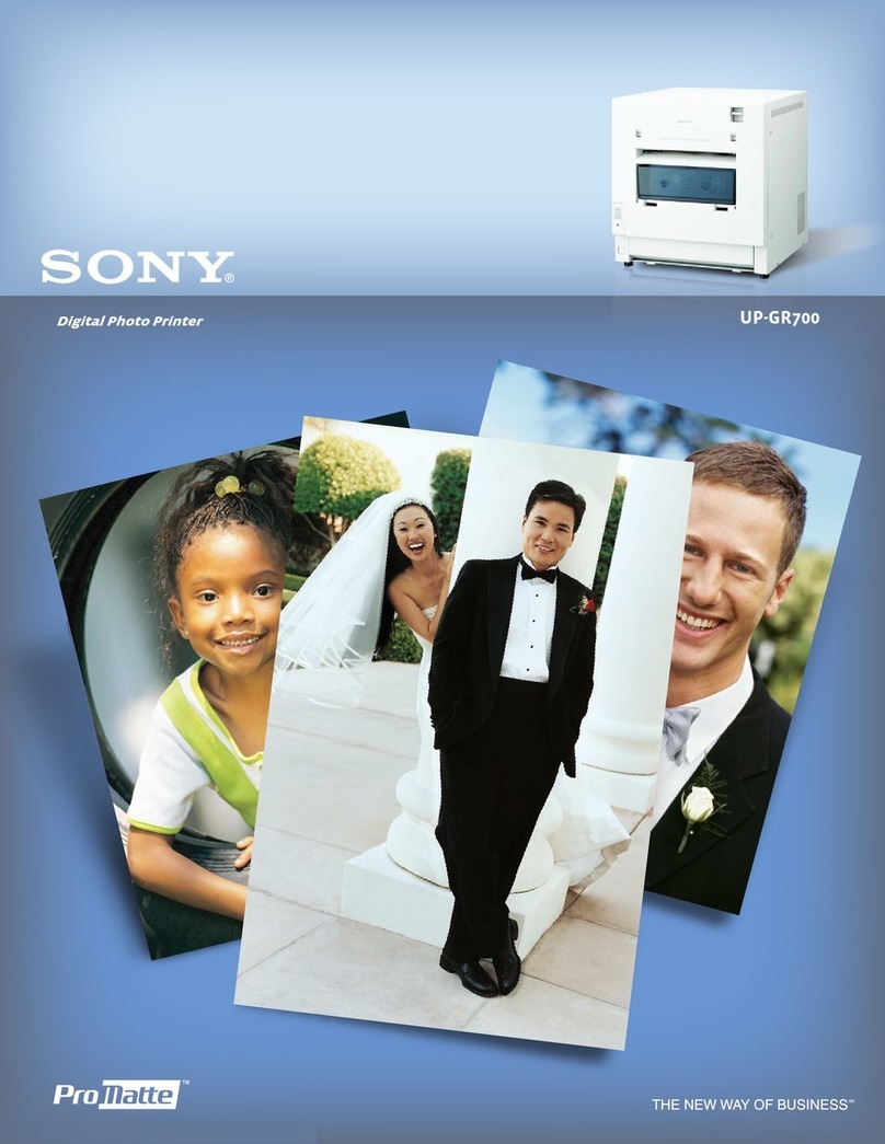 Sony UP-GR700 User manual