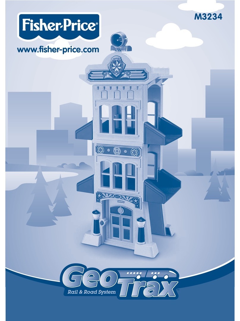 Fisher-Price GeoTrax M3234 User manual Fisher-Price GeoTrax M3234 User manual
