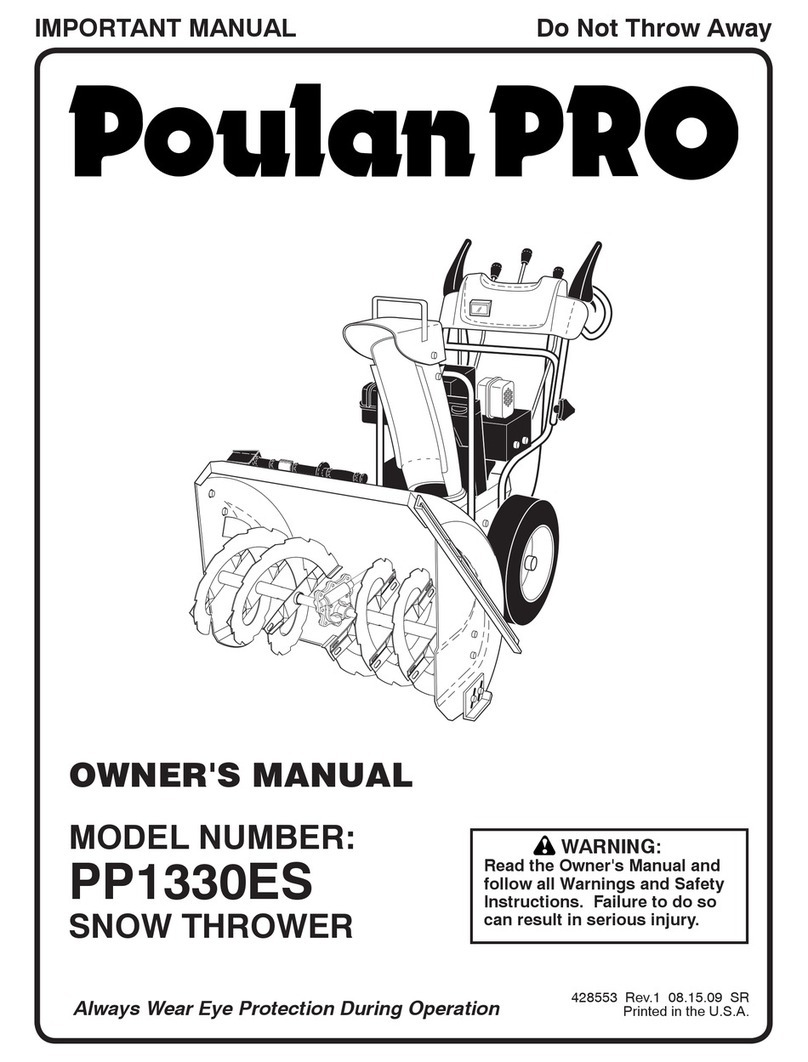Poulan Pro PP1330ES owner's manual