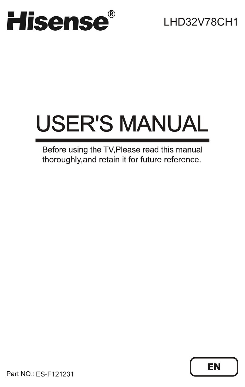 Hisense LHD32V78CH1 user manual