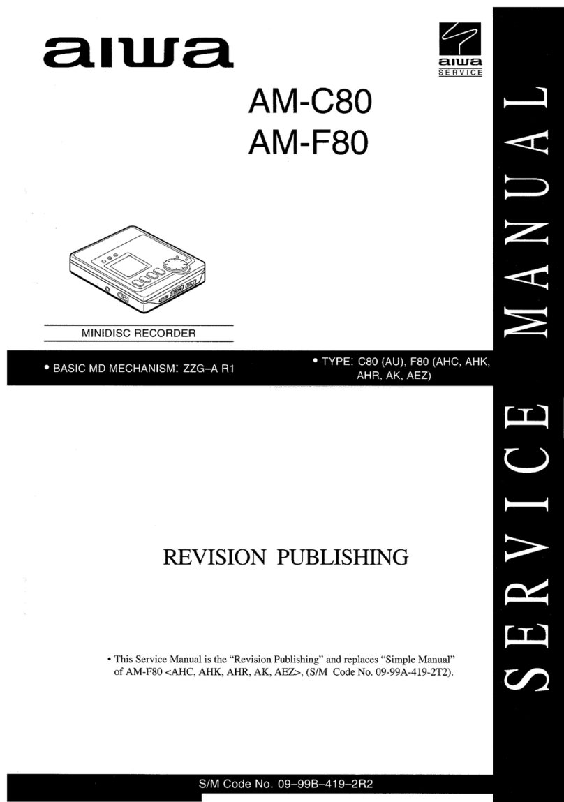 Aiwa AM-C80 User manual