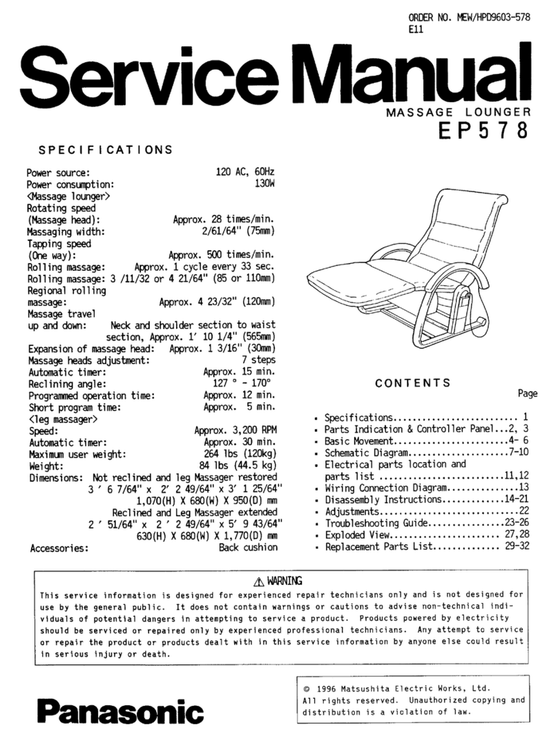 Panasonic EP 578 Service manual