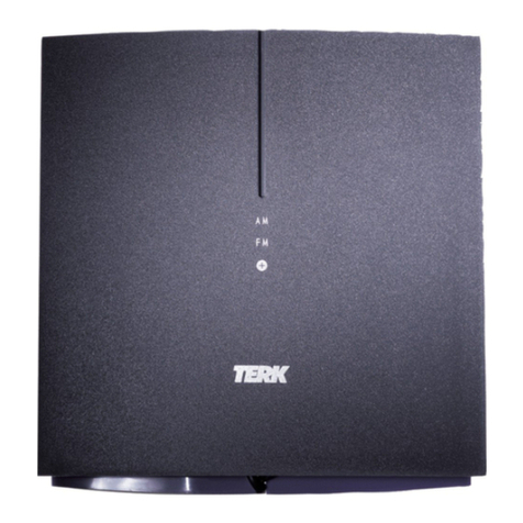 TERK Technologies AM/FM Tower Powered Indoor Antenna owner's manual