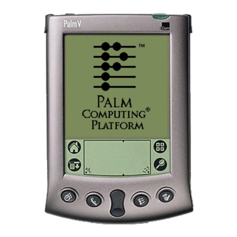 Palm V User manual Palm V User manual