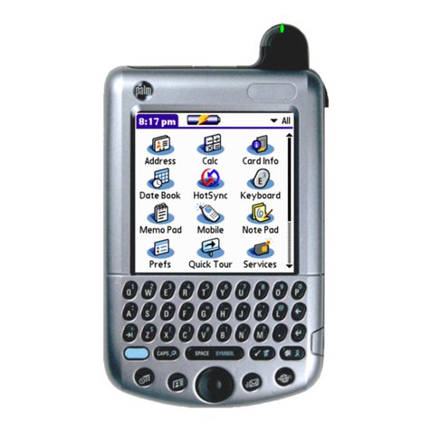 Palm Tungsten W Instruction Manual