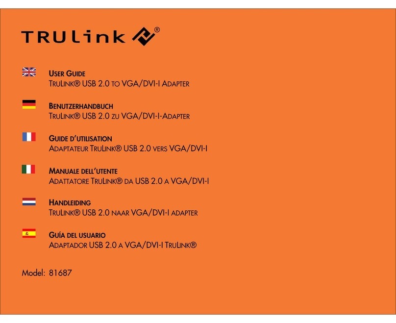 TRUlink 81687 User manual