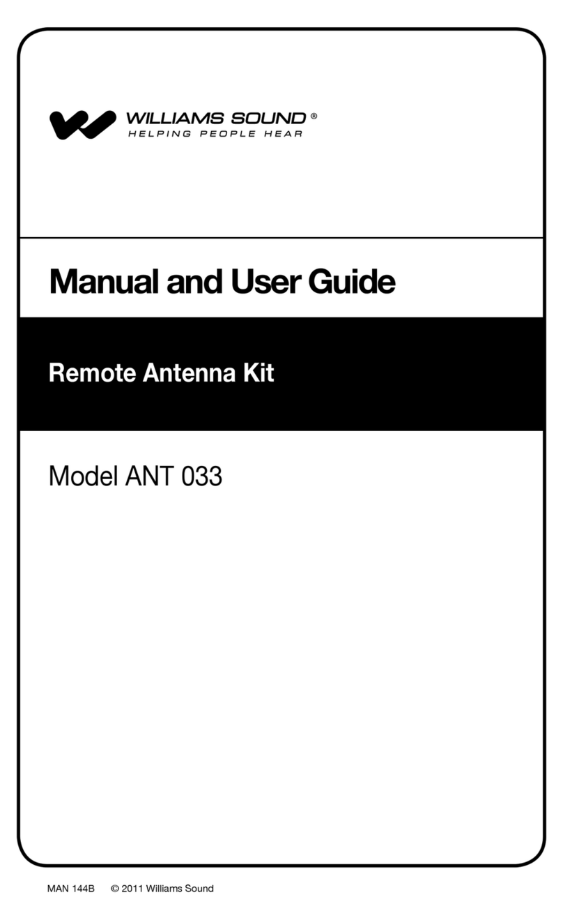 Williams Sound ANT 033 Guide