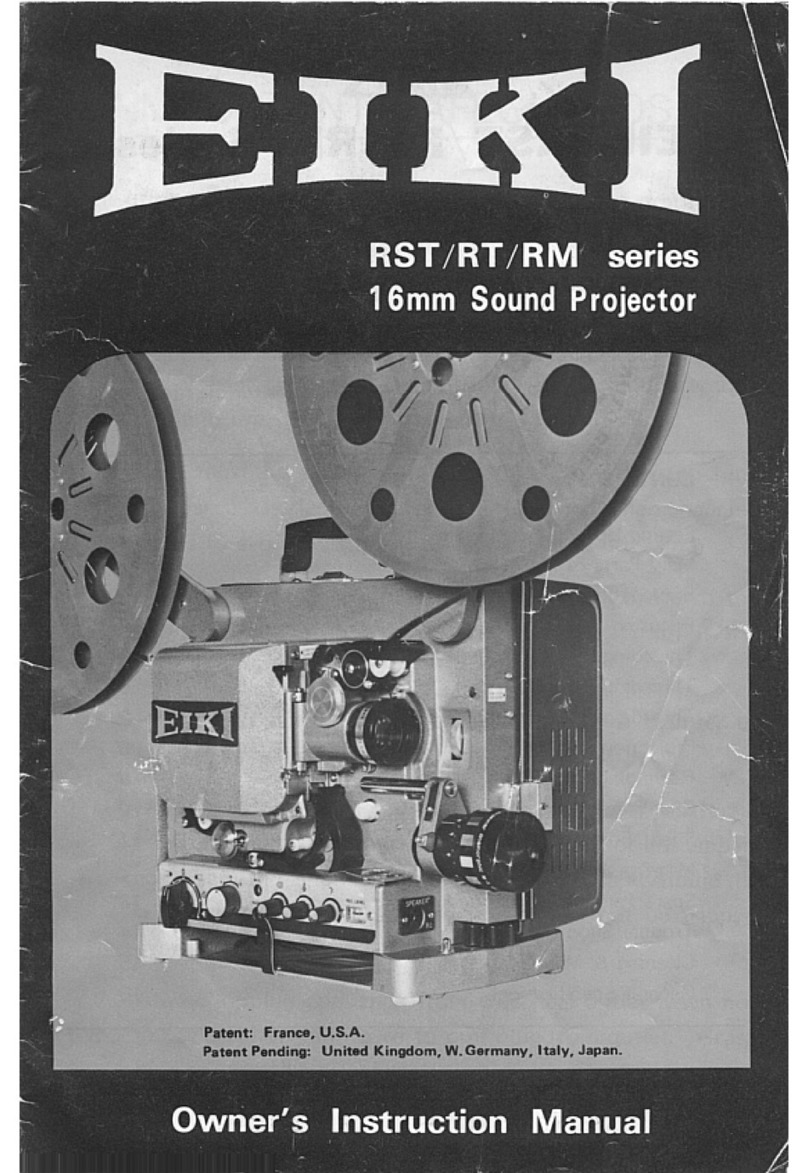 Eiki RST series Operator's manual