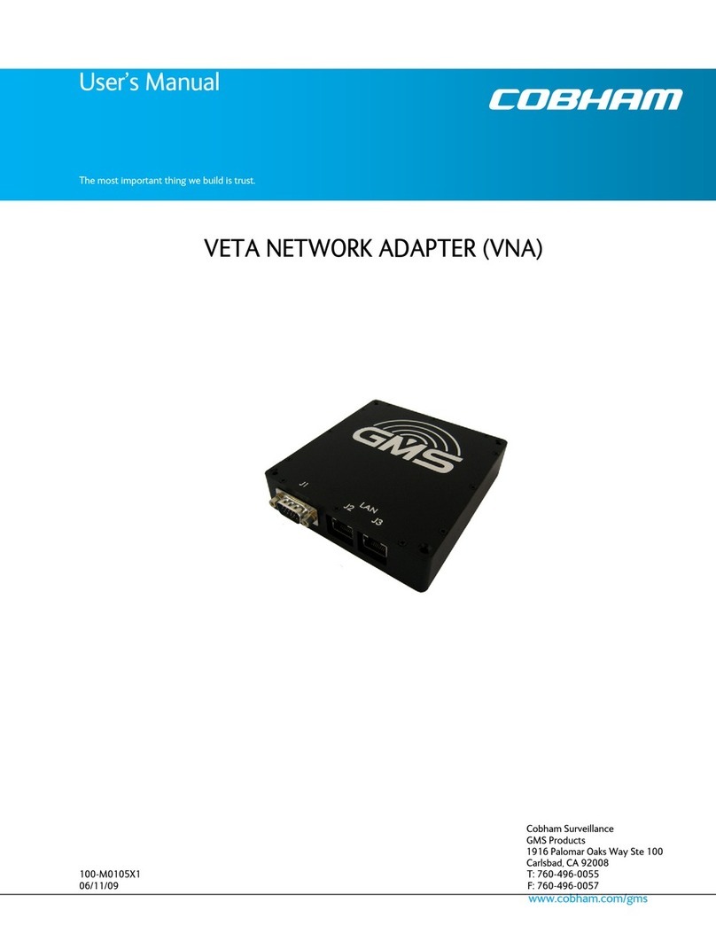 COBHAM Veta Network Adapter (VNA) user manual