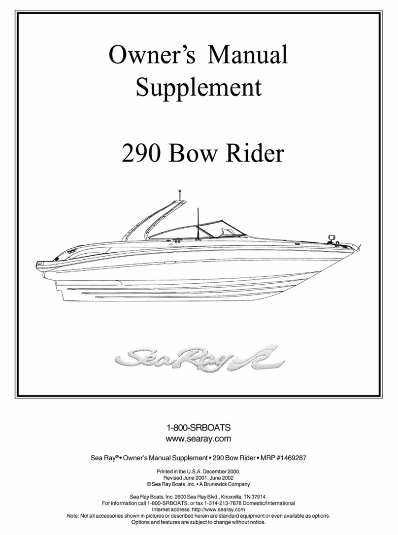 Sea Ray 2001 290 Bow Rider Configuration guide