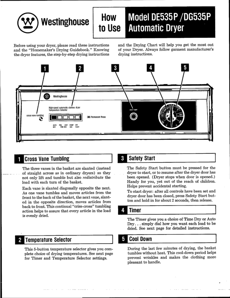Westinghouse DE535P How to use Westinghouse DE535P How to use