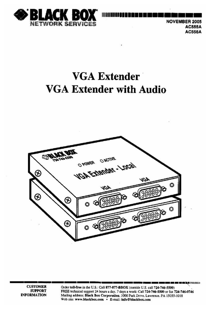 Black Box AC555A manual