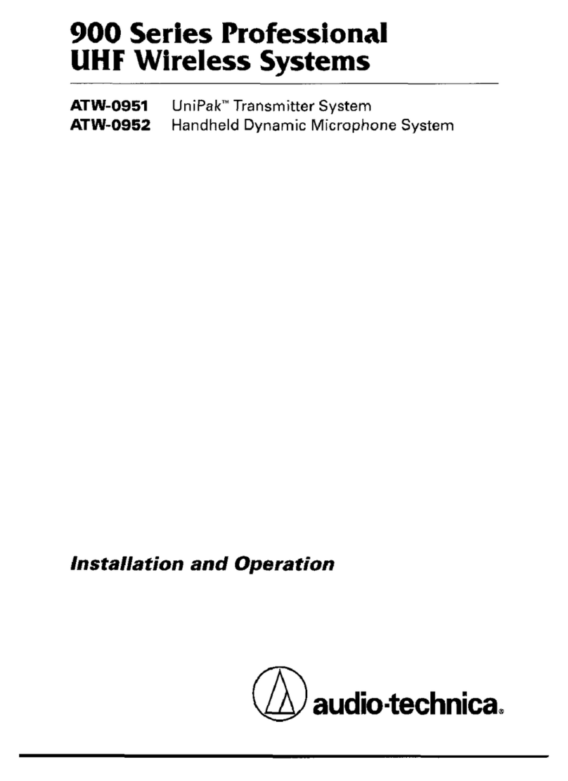 Audio Technica ATW-0951 Owner's manual