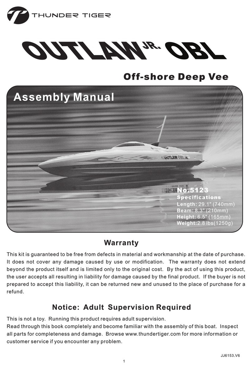 THUNDER TIGER Outlaw JR. OBL 5123 Assembly manual