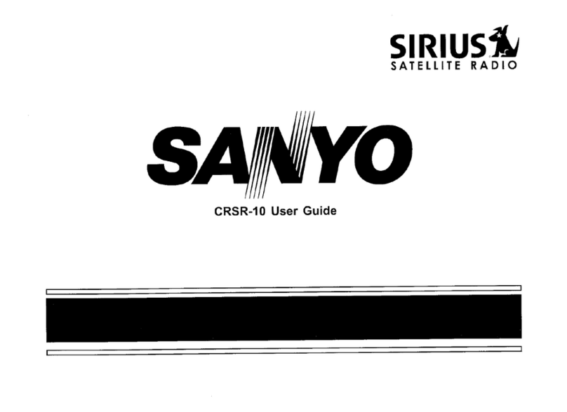 Sanyo CRSR-10 user guide