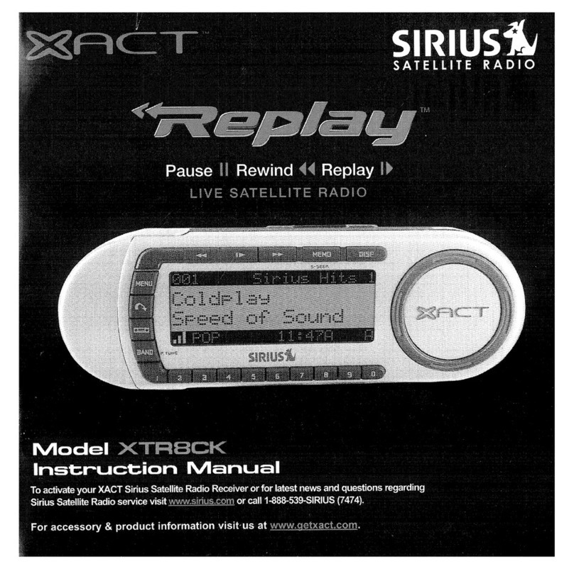 Xact Replay XTR8CK instruction manual